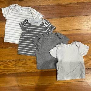 Hanes 3-6m shirts